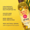 Burts Bees Shea Tropical Fruit Luminous Body Oil NonGreasy Antioxidant Rich for Glowing Skin NonIrritating Natural Origi