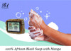 RA Cosmetics 100% Natural African Black Soap, Mango Scent, 5 oz, 141g online at globaldelivered