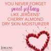 Jergens Moisturizing Lotion Long Lasting Hydrating Original Scent Dry Skin Moisturizing Body Lotion with Cherry Almond E