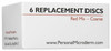 PMD Personal Microderm Replacement Discs Includes 6 Discs and 1 Filter For Use With Classic Plus Pro Man and Elite