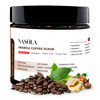 Nasola Arabica Coffee Body Scrub with Collagen Green Tea Stem Cell Exfoliating Body Scrubber Face Cleanser Coffee Scrub