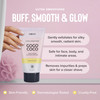 Coochy Ultra Smoothing Body Scrub Gentle Exfoliating Body Scrub for Sensitive Skin Removes Dead Skin Cells Prevents Ingr