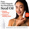 Sibu Premium Himalayan Sea Buckthorn Seed Oil USDA Organic 30ml Amazing for Sensitive Skin Breakouts Irritation