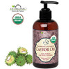 US Organic Castor Oil USDA Certified OrganicExpeller Pressed Hexane Free 100 Pure Natural moisturizing and emollient pro