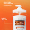 Advanced Clinicals Brightening Vitamin C Cream Moisturizer Vitamin C Body Oil 2pc Skincare Set Nourishing Brightening Hy