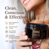 JUARA Invigorating Coffee Scrub Exfoliating Body Scrub with Sumatra Coffee Beans Rice Protein SulfateFree Body Exfoliato
