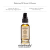 evanhealy Neem Immortelle Purifying Infusion Facial Oil Serum Cleanser for Congested Sensitive Skin Pore Minimizer Serum