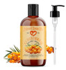 Natural Born Oils 16oz Sea Buckthorn Oil 100 Pure and Natural Organic Coldpressed Unrefined Revitalizing Includes Pump D