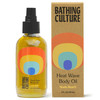 Bathing Culture Organic Heat Wave Body Oil Organic Body Oil for Women and Men After Shower Moisturizer Natural Biodegrad