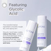 Glytone Rejuvenating Mini Peel Gel Face Exfoliator with 108 FAV Glycolic Acid Peeling Gel for Face Retexturizes and Redu