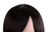 MapofBeauty 30 cm/12 Inch Side Bangs Synthetic Straight Short Bob Wig (Black) online at globaldelivered