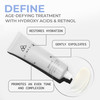 COSMEDIX Define AntiAging Face Cream with Hydroxy Acid Retinol Complex AgeDefying Facial Moisturizer for Fine Lines Wrin