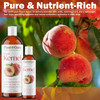 Peach Kernel Oil 16 fl oz Cold Pressed 100 Pure Natural Carrier Ideal for Skin Face Body and Hair Moisturizer Great for