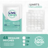 LivaClean 192 CT 4 PK Hydrocolloid Pimple Patches Pimple Patches for Face Acne Patch for Face Blemish Zit Dressing Hydro