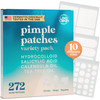 272 CT Large Pimple Patches for Face Variety Pack Zit Patches w Salicylic Acid Tea Tree Calendula Oil Pimple Patches Lar