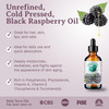 Bella Terra Oils Black Raspberry Seed Oil 4 oz Revel in AntioxidantRich Essence Packed with Omega6 Omega9 The Pinnacle o