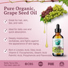 Bella Terra Oils Organic Grape Seed Oil 16 oz Celebrate the Essence of ColdPressed Organic Grapes Rich in Vitamin D Beta