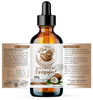 Bella Terra Oils Organic Fractionated Coconut Oil MCT 4oz Derived from Pure Coconut Essence Abundant in Capric Lauric Ac