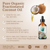 Bella Terra Oils Organic Fractionated Coconut Oil MCT 4 oz A Treasured Elixir from Coconut Enriched with Caprylic Capric