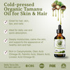 Bella Terra Oils Organic Tamanu Oil 16 oz Harness the Power of Nature Infused with Stearic Acid Calophyllolide Perfect C