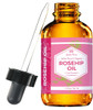 Leven Rose Rosehip Seed Oil for Face 1 oz Pure Rosehip Oil for Face Unrefined Cold Pressed Rosehip Oil for Body Nighttim