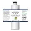 Zatural 100 Pure Jamaican Black Castor Oil Tropic Roasted Pressed Oil for Hair Conditioning Skin Hydration Eyelash Softe