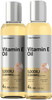 Horbach Vitamin E Oil 5000 IU 8 oz 2 x 4oz Value Pack for Skin Hair Face Body Vegetarian NonGMO and Gluten Free Formula