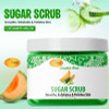 SPA REDI Sugar Body Scrub Cucumber Melon 16 Oz Exfoliating Moisturizing Hydrating and Nourishing Glow Polish Smooth and