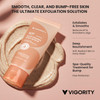 KP Bump Eraser Body Scrub Keratosis Pilaris Treatment for Strawberry Legs Chicken Skin Exfoliating Body Scrub for Women