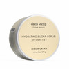 Deep Steep Sugar Scrub Lemon Cream 8 oz Exfoliating Body Scrub with Organic Coconut Oil Shea Butter Argan Oil Vegan Clea