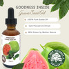 Organic Guava Seed Oil cold pressed for Skin Hair Vitamin C Rich AntioxidantRich Hydrating Oil for Glowing Skin FrizzFre