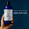 Cocojojo Deodorized Argan Oil for Hair Treatment Oils Pure Argan Oil for Face Unrefined Unscented Cold Pressed Extra Vir