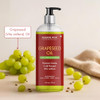 Majestic Pure Grapeseed Oil 100 Pure Natural Premium Grade ColdPressed HexaneFree Carrier Oil for Skin Hair and Body Moi