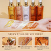 Liyalan Shimmer Body Oil Rose Gold 5 Color Bronze Face Glow Pearl Highlighter Illuminator body Makeup Shine Glitter Gold