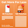 PatchRx Acne Patches 120 Count with Tea Tree Oil Hydrocolloid Pimple Patches for Face Zit Patch Acne Dots Pimple Patch w