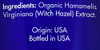 Organic Witch Hazel 100 Pure Witch Hazel for Face Acne Butt Skin Scalp Hair Body by Zongle Therapeutics 4 OZ