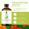 SVA Moringa Seed Oil 4 Fl Oz 100 Natural Cold Pressed Moringa Oil for Face Skin Care Hair Care Scalp Massage Body Massag