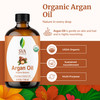 SVA Argan Oil Organic 4 Fl Oz 100 Natural Cold Pressed Organic Argan Oil for Face Skin Care Hair Care Scalp Massage Body