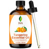 SVA Tangerine Essential Oil 4 Fl Oz 100 Natural Tangerine Oil for Diffuser Hair Care Face Skin Care Aromatherapy Scalp a