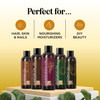 Pure Carrier Oils for DIY Skin Care Set with Hair Oils Skin Oils for Body Care Moisturizers for Face and Body plus Nail