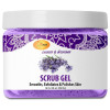 SPA REDI Exfoliating Scrub Pumice Gel Lavender and Wildflower 16 Oz Manicure Pedicure and Body Exfoliator Infused with H