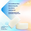 Spiraleaf Solid Conditioner Bars x2 UNSCENTED Conditioner Bars All Hair Types Rich Nourishing Oils FragranceFree DyeFree