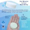 Spiraleaf Solid Conditioner Bars x2 UNSCENTED Conditioner Bars All Hair Types Rich Nourishing Oils FragranceFree DyeFree