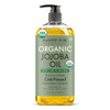 Majestic Pure USDA Organic Jojoba Oil 8 Fl Oz 100 Pure and Natural Cold Pressed Hexane Free Natural Hair Growth Oil for