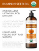velona Pumpkin Seed Oil USDA Certified Organic 16 Fl Oz 100 Pure and Natural Carrier Oil Unrefined Cold Pressed Cooking