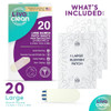 20 CT LivaClean Large Hydrocolloid Acne Patches for Pore Spots Nose Face Cystic Pimple Zit Patch Big Pimple Patches Hydr