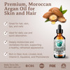 Bella Terra Oils Argan Oil 4 oz Embrace Silky Hair with Argan Oil for Hair Harvested Pure Enriched with Natural Antioxid