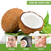 Its Pure Natural Extra Virgin Organic Unrefined Raw Coconut Oil 16 oz for Skin Hair Cuticles Scalp Foot Moisturizes Nour