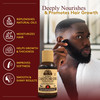 OKAY | Men's Castor Oil Beard and Hair Growth Oil | For All Hair Types & Textures | Stimulates Hair Growth | Readily Absorbed | Free of Silicone & Pa