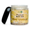 360Feel Very Vanilla Bath Salt for Detoxifying Nourishing Skin Allnatural Vegan Body Exfoliator Bath Soak for Sensitive